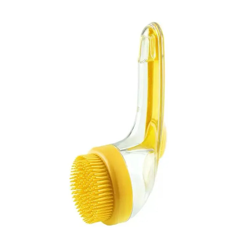 2026 Enhanced 2-In-1 Pet Bath Brush with Integrated Soap Dispenser, Soft Silicone Grooming and Shedding Comb for Dogs and Cats, Gentle Massage Scrubber for Efficient Bathing and Improved Coat Cleanliness