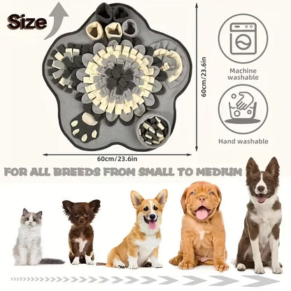 Dog Snuffle Mat — Interactive Feeding Puzzle & Enrichment Toy
