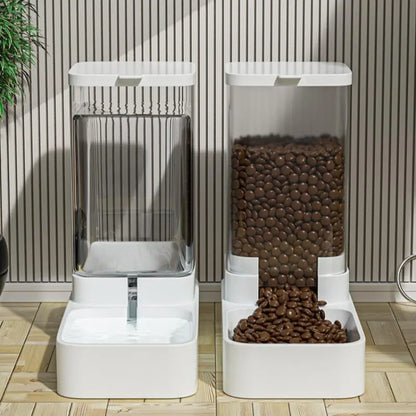Automatic Pet Food Feeder & Water Dispenser