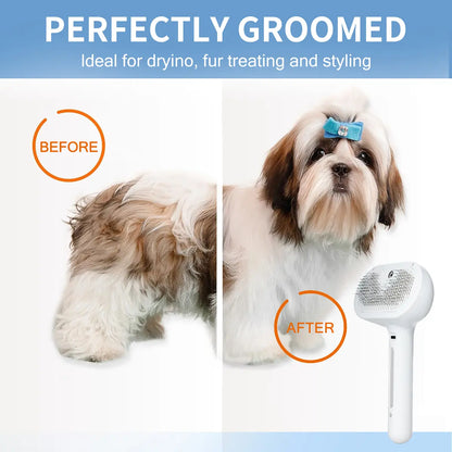 Catpick Pet Spray Grooming Brush – One-Button De-Shedding & Odor Removal Comb