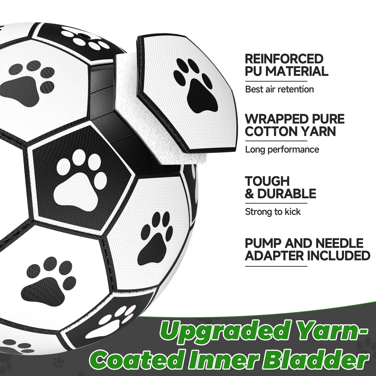 Paw-Grip Dog Football
