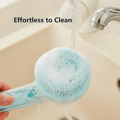 2026 Enhanced 2-In-1 Pet Bath Brush with Integrated Soap Dispenser, Soft Silicone Grooming and Shedding Comb for Dogs and Cats, Gentle Massage Scrubber for Efficient Bathing and Improved Coat Cleanliness