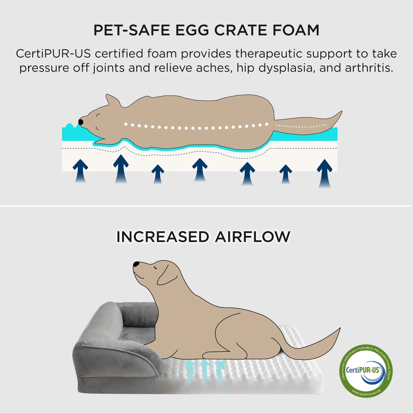 Premium  Pet bed with Washable Cover
