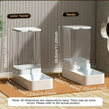 Automatic Pet Food Feeder & Water Dispenser