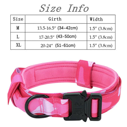 Dog Collar Leash Set for Medium to Large Dogs #Summerwins #Dealsforyoudays Tactical Dog Collar Dog Leash Outdoorfun Dog Accessories