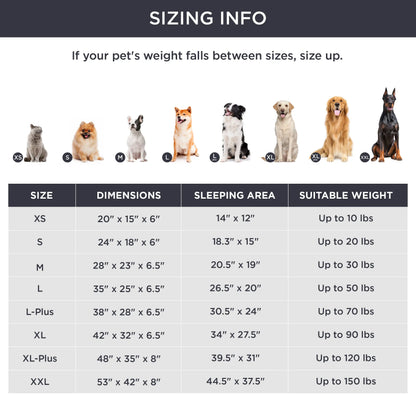 Premium  Pet bed with Washable Cover