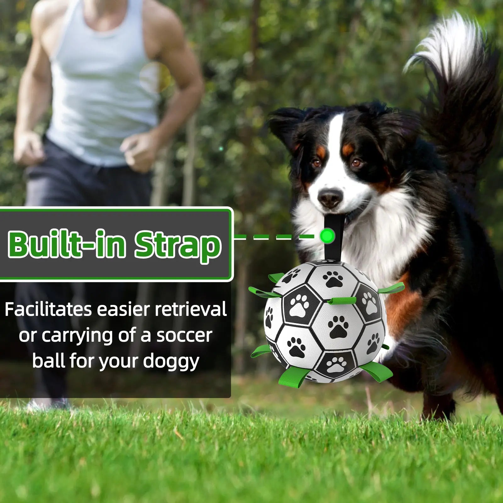 Paw-Grip Dog Football
