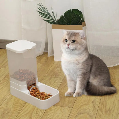 Automatic Pet Food Feeder & Water Dispenser
