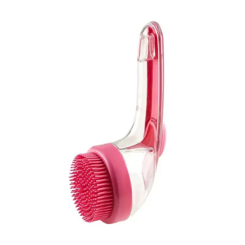 2026 Enhanced 2-In-1 Pet Bath Brush with Integrated Soap Dispenser, Soft Silicone Grooming and Shedding Comb for Dogs and Cats, Gentle Massage Scrubber for Efficient Bathing and Improved Coat Cleanliness