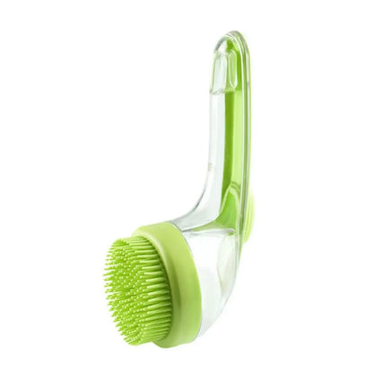 2026 Enhanced 2-In-1 Pet Bath Brush with Integrated Soap Dispenser, Soft Silicone Grooming and Shedding Comb for Dogs and Cats, Gentle Massage Scrubber for Efficient Bathing and Improved Coat Cleanliness
